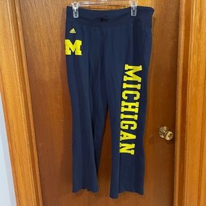 University of Michigan Low Rise Adidas Sweatpants